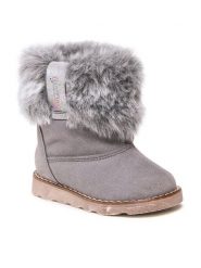 Froddo Kozaki G2160074 Szary. Szare kozaki dziewczęce Froddo, bez wzorów, ze skóry, bez obcasa, bez zapięcia. Za 319.99 zł.