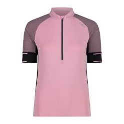 Koszulka rowerowa damska CMP. Czerwone koszulki damskie CMP, bez wzorów, bez kołnierzyka, bez ramiączek. W wyprzedaży za 188.99 zł.