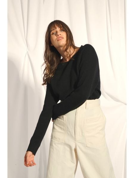 Just Cashmere Kaszmirowy sweter "Kona" w kolorze czarnym rozmiar: L. Czarne swetry klasyczne damskie Just Cashmere, l, z kaszmiru, bez kołnierzyka. Za 521.99 zł.