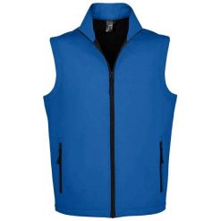 Softshellowa Kamizelka Dla Dorosłych Unisex Race. Niebieskie kamizelki damskie SOL'S, xl, bez wzorów, bez kaptura. Za 181.99 zł.