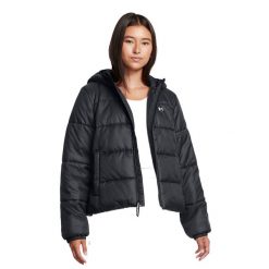 Kurtka damska Under Armour Insulate LW. Czarne kurtki damskie Under Armour, s, bez wzorów, bez kaptura. W wyprzedaży za 398.50 zł.