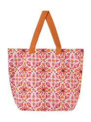 BLE Shopper bag w kolorze pomarańczowo-czerwonym - 40 x 43 x 20 cm rozmiar: onesize. Czerwone shopper bag BLE, bez wzorów, z materiału, na ramię, bez dodatków. Za 86.95 zł.