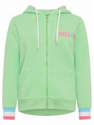 Zwillingsherz Bluza "MoinZH" w kolorze różowo-zielonym rozmiar: XL. Różowe bluzy damskie Zwillingsherz, xl, bez wzorów, bez kaptura. Za 197.95 zł.