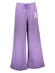 Adidas Spodnie dresowe "All Szn" w kolorze fioletowym rozmiar: XS. Różowe spodnie dresowe damskie Adidas, xs, bez wzorów, z dresówki. Za 113.36 zł.