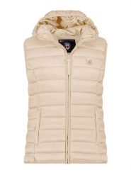Canadian Peak Kamizelka pikowana "Vakitaleak" w kolorze beżowym rozmiar: M. Brązowe kamizelki damskie Canadian Peak, m, bez wzorów, bez kaptura. Za 126.99 zł.