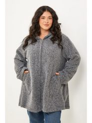 Curvy Lady Kurtka przejściowa w kolorze szarym rozmiar: 44/46. Szare kurtki damskie Curvy Lady, bez wzorów, bez kaptura. Za 209.33 zł.