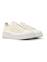 Camper Sneakersy "Runner Up" w kolorze kremowym rozmiar: 39. Brązowe obuwie sportowe damskie Camper, z materiału, bez zapięcia. Za 295.99 zł.