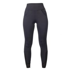 Damskie legginsy jeździeckie z pełną przyczepnością HKM Tammy. Niebieskie legginsy damskie HKM, bez wzorów, z materiału. Za 254.00 zł.