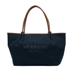 Torebka Weekend Max Mara. Niebieskie shopper bag Weekend Max Mara, bez dodatków. Za 1,479.00 zł.