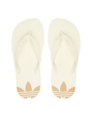 Adidas Japonki Adi Sun Thongs JQ2494 Kremowy. Białe klapki damskie Adidas, bez wzorów, z syntetyku, bez obcasa, bez zapięcia. Za 89.99 zł.
