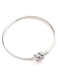 Pandora Srebrna bransoletka rozmiar: 21. Szare bransoletki damskie Pandora, srebrne. Za 217.53 zł.