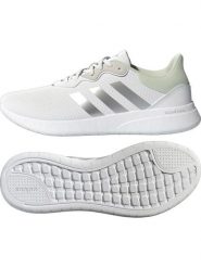 Adidas Buty "QT Racer 30" w kolorze białym do biegania rozmiar: 41 1/3. Białe obuwie sportowe damskie Adidas, bez zapięcia, do biegania. Za 206.91 zł.