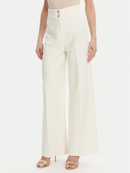 Maryley Spodnie materiałowe 25EB680/M25/43VA Écru Regular Fit. Spodnie materiałowe damskie Maryley, bez wzorów, z materiału. Za 159.99 zł.