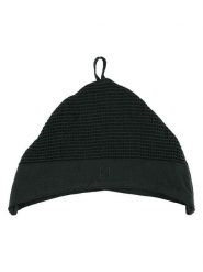 Rento Czapka "Kenno" w kolorze czarno-zielonym do sauny - 39 x 30 cm rozmiar: onesize. Czarne czapki damskie Rento, bez wzorów, z bawełny. Za 43.99 zł.