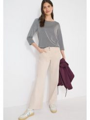 Cecil Koszulka w kolorze granatowo-białym rozmiar: L. Niebieskie bluzki damskie Cecil, l, bez wzorów, bez kołnierzyka, bez ramiączek. Za 101.47 zł.