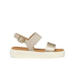 Sandały damskie Geox Camalei. Brązowe sandały damskie Converse, bez wzorów, bez obcasa, bez zapięcia. Za 382.40 zł.