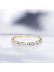 DIAMOND & CO Złoty pierścionek "Alliance Délice" z diamentami rozmiar: 52. Żółte pierścionki damskie Diamond & Co, z diamentem, złote. Za 1,130.99 zł.