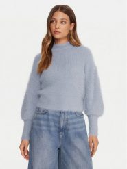 Guess Sweter W4BR25 Z3BH0 Niebieski Regular Fit. Niebieskie swetry klasyczne damskie Guess, xxl, z syntetyku, bez kołnierzyka. Za 304.50 zł.