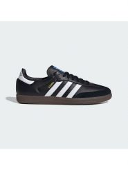 Adidas Skórzane sneakersy "Samba OG" w kolorze czarno-białym rozmiar: 40. Białe obuwie sportowe damskie Adidas, z materiału, bez zapięcia. Za 502.76 zł.