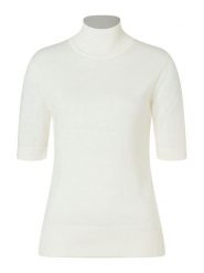 More & More Golf w kolorze kremowym rozmiar: 42. Brązowe golfy damskie More & More, bez wzorów, z bawełny, bez ramiączek. Za 123.25 zł.