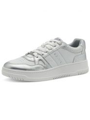 S.Oliver Sneakersy w kolorze szaro-białym rozmiar: 37. Białe obuwie sportowe damskie S.Oliver, bez zapięcia. Za 197.63 zł.