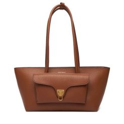 Torebka Coccinelle. Brązowe torebki klasyczne damskie Coccinelle, bez dodatków. Za 1,579.00 zł.