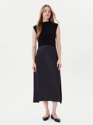 BOSS Sukienka codzienna Ferdolini 50542873 Czarny Regular Fit. Czarne sukienki damskie Boss, bez wzorów, z syntetyku, bez ramiączek. Za 919.99 zł.