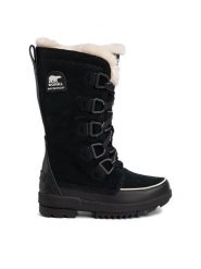 Sorel Śniegowce Torino II Tall NL3489 Czarny. Czarne śniegowce damskie Sorel, ze skóry. Za 869.99 zł.
