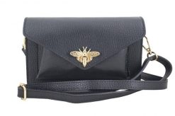 Listonoszka skórzana BARBERINI'S 955-1. Czarne shopper bag Barberinis, bez wzorów, ze skóry, bez dodatków. Za 209.99 zł.