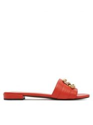 Coccinelle Klapki E4 SB3 17 01 01 Czerwony. Czerwone klapki damskie Coccinelle, bez wzorów, ze skóry, bez obcasa, bez zapięcia. Za 549.99 zł.
