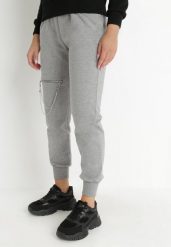 Szare Spodnie Dresowe Crowen. Szare spodnie dresowe damskie Born2be, l, bez wzorów, z bawełny. Za 49.99 zł.