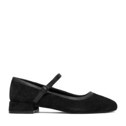 Czółenka Lasocki. Czarne czółenka damskie Lasocki, bez wzorów, bez obcasa. Za 269.99 zł.