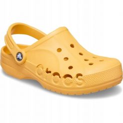 Chodaki Klapki Unisex Baya 10126 Clog. Brązowe klapki damskie Crocs, bez wzorów, z materiału, bez obcasa, bez zapięcia. Za 199.99 zł.