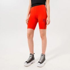 LEGGINSY DAMSKIE SZORTY KRÓTKIE PUMA VOGUE TIGHT SHORTS PRZED KOLANO CZERWONE. Czerwone legginsy damskie Puma, na lato, l, bez wzorów, z materiału, do biegania. Za 175.64 zł.
