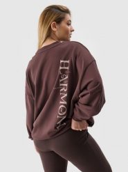 4F Bluza dresowa oversize nierozpinana bez kaptura damska - brązowa M. Brązowe bluzy damskie 4F, l, bez wzorów, z bawełny, bez kaptura. W wyprzedaży za 79.99 zł.