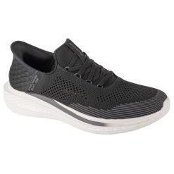 Adidasy Skechers Slade - Quinto, Dla obu płci. Czarne obuwie sportowe damskie Skechers, z materiału, bez zapięcia, trekkingowe. Za 429.99 zł.