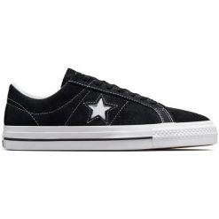 Buty sportowe Converse CONS One Star Pro Suede. Czarne obuwie sportowe damskie Converse, z zamszu, bez zapięcia. Za 490.00 zł.