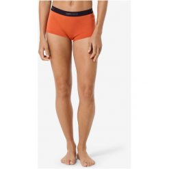 Bokserki SUPER.NATURAL W TUNDRA175 BOYFRIEND HIPSTER. Brązowe bokserki damskie super.natural, bez wzorów, z elastanu. Za 159.99 zł.