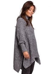 Be Wear Golf w kolorze antracytowym rozmiar: onesize. Czarne golfy damskie Be Wear, bez wzorów, bez ramiączek. Za 176.25 zł.