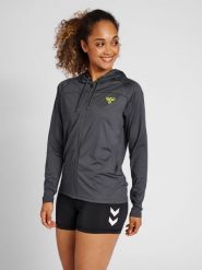 Damska bluza treningowa z kapturem Hummel GG-12. Szare bluzy damskie Hummel, na wiosnę, xs, bez wzorów, z elastanu, z kapturem. Za 162.05 zł.