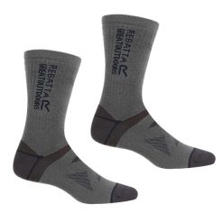 Skarpety Wełniane Wool Hiker 2pak. Niebieskie skarpetki damskie Regatta, bez wzorów, z wełny. Za 76.99 zł.