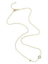 Diamant Exquis Złoty naszyjnik z topazem - dł. 44 cm rozmiar: onesize. Żółte naszyjniki damskie Diamant Exquis, z topazem, złote. Za 939.98 zł.