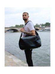 Maison héritage PARIS Skórzana torba podróżna "Jax" w kolorze czarnym - 60 x 34 x 14 cm rozmiar: onesize. Czarne torby podróżne maison héritage PARIS, bez wzorów, z materiału. Za 359.95 zł.