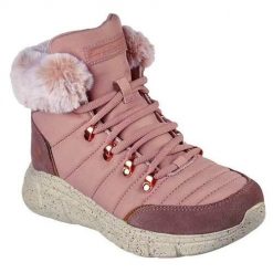 Buty do chodzenia damskie Skechers Bobs B Flex Jolly Darling. Czerwone obuwie sportowe damskie Skechers, z materiału, za kostkę, bez zapięcia, trekkingowe. Za 352.00 zł.
