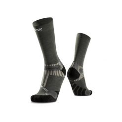 Skarpetki X-Socks Performe Merino Crew. Zielone skarpetki damskie X Socks, bez wzorów, z wełny. Za 172.50 zł.