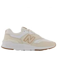 New Balance Sneakersy "997" w kolorze kremowo-białym rozmiar: 37,5. Brązowe obuwie sportowe damskie New Balance, z materiału, bez zapięcia. Za 254.47 zł.