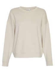 MOSS COPENHAGEN Bluza "Ima Q" w kolorze beżowym rozmiar: L/XL. Brązowe bluzy damskie Moss Copenhagen, l, bez wzorów, bez kaptura. Za 135.81 zł.