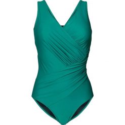 Kostium kąpielowy shape Level 1 bonprix szmaragdowy. Zielone bielizna korygująca bonprix, bez wzorów, z materiału. Za 89.99 zł.