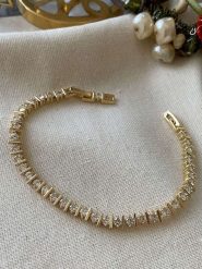 Luseera Pozłacana bransoletka rozmiar: onesize. Żółte bransoletki damskie Luseera, pozłacane. Za 56.99 zł.