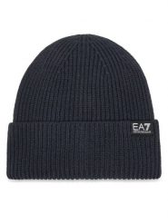 EA7 Emporio Armani Czapka 7X000312 AF18469 UB102 Granatowy. Niebieskie czapki damskie EA7 Emporio Armani, na zimę, bez wzorów, z materiału. Za 179.99 zł.